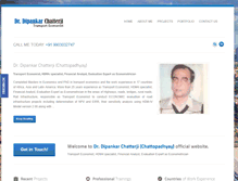 Tablet Screenshot of dipankarchatterji.com